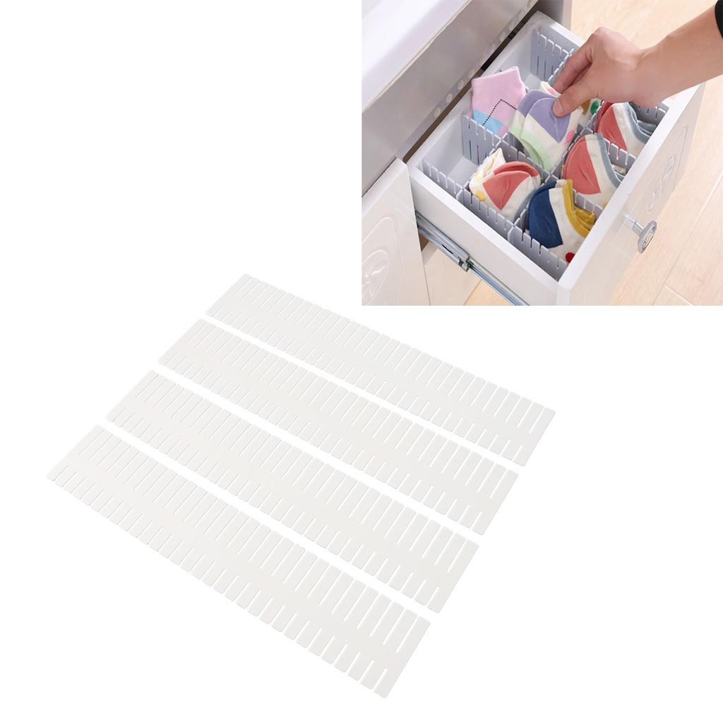 16шт набор разделителей ящиков PP пластиковый регулируемый ящик для хранения органайзер для кухни спальни