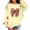 Children's Fashionable Casual Long-sleeved Loose Christmas Print Pullover Sweatshirt