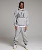 CREAM SODA LAB Usa Logo Training Jogger Pants Grey Black