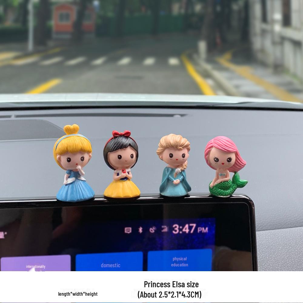 Прозрачный суккулентный кактус и мультяшные животные Мини украшения для салона автомобиля