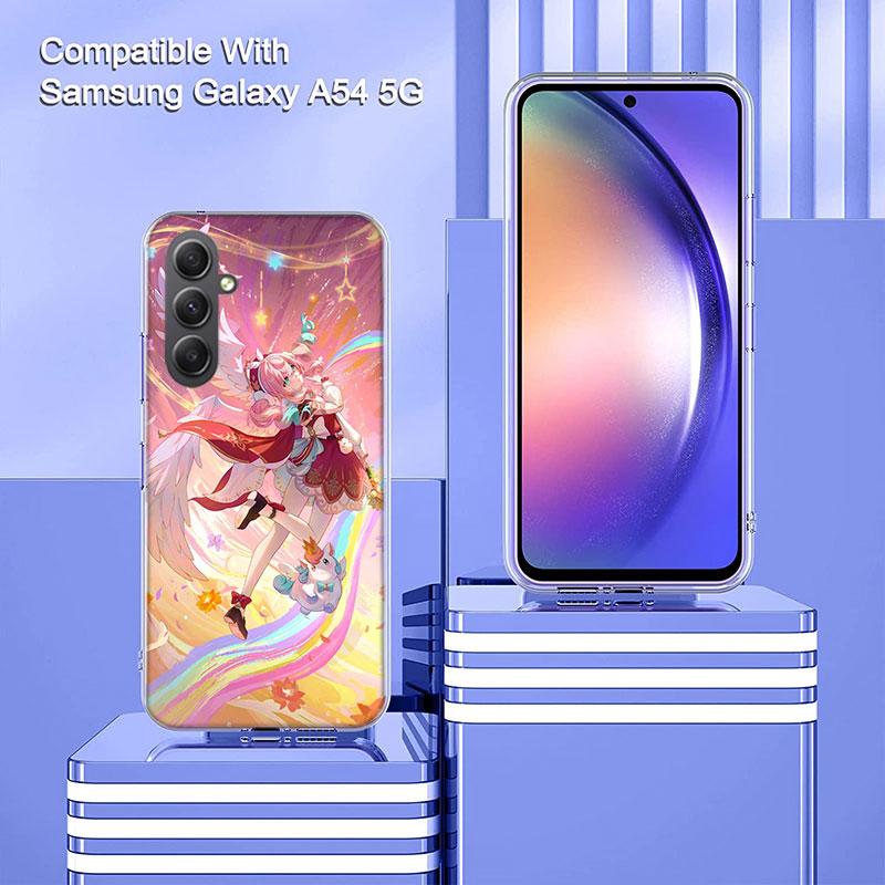 Чехол для телефона Honkai Star Rail Hyacine для Samsung A16 A26 A36 A56 A17 A37 A57 A07 A06 A02S A03 A04S A05S Galaxy Note 20 10 A50S A7