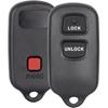 Сменный корпус и накладка брелка, пульт дистанционного управления для бесключевого доступа, совместимый с Toyota Tacoma Tundra Highlander Prius Rav4 Yaris Echo FJ