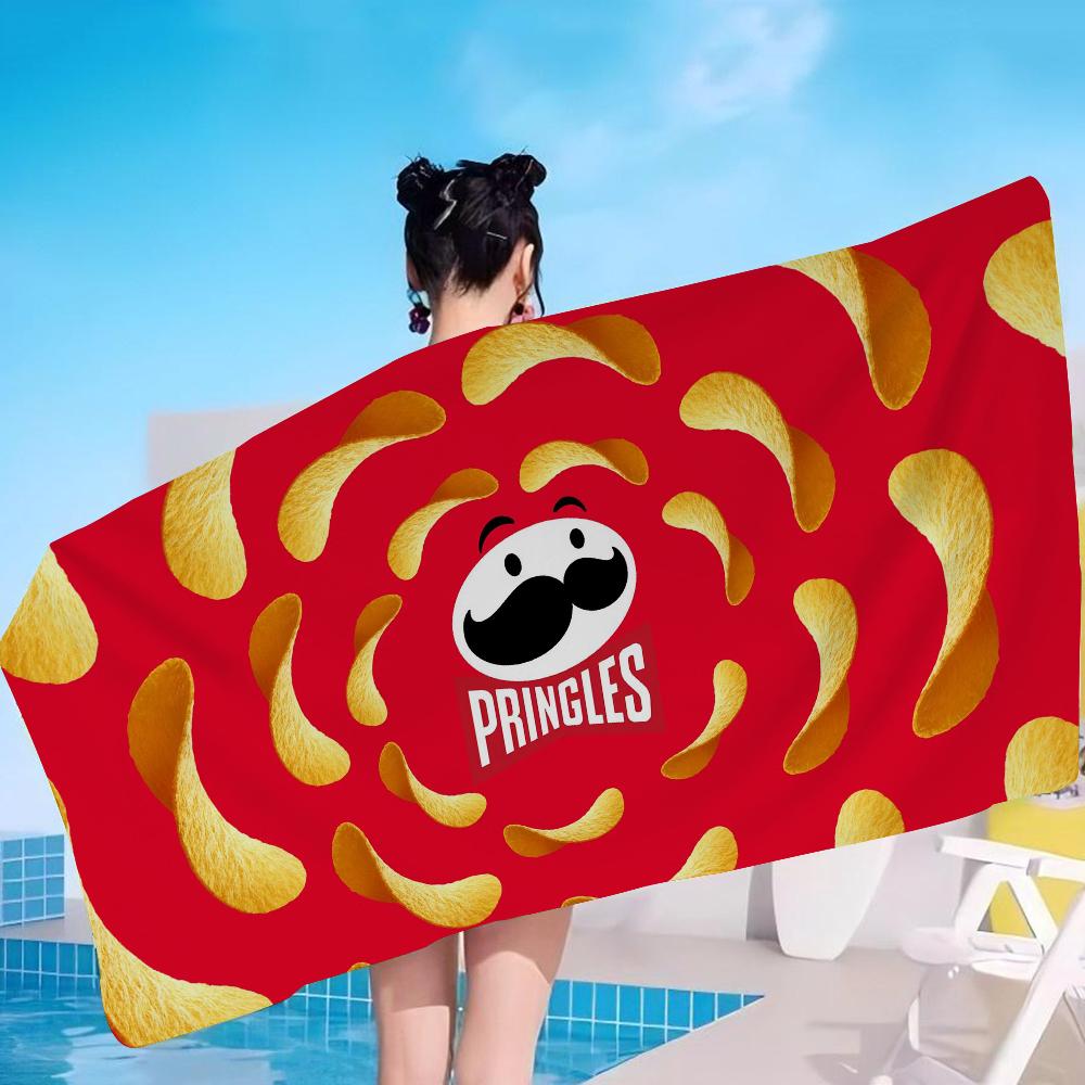 Модные P-Pringles L-LLC Большие пляжные полотенца из микрофибры Быстросохнущее полотенце Песчаные пляжные полотенца Полотенце для бассейна для путешествий Пляжный бассейн Йога