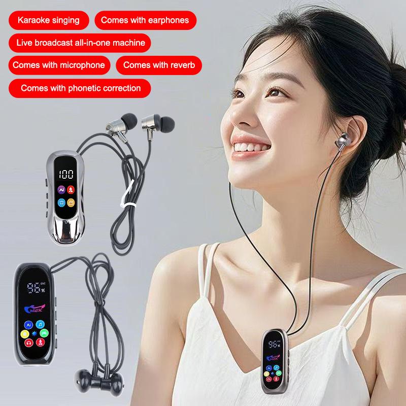 Портативные петличные наушники Bluetooth-наушники Гарнитуры с объемным звуком Наушники с шумоподавлением Hands-free с HD-микрофоном
