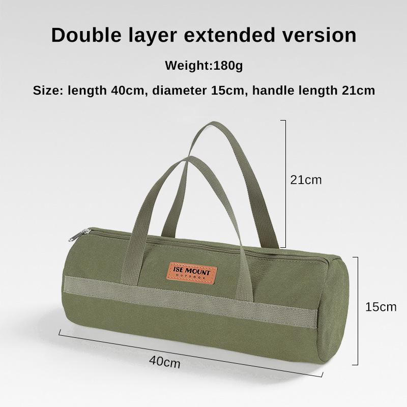 Сумка для инструментов, сумка для хранения принадлежностей для кемпинга, сумка для хранения ветровой веревки для палатки, портативная сумка для кемпинга с гвоздями, круглая сумка