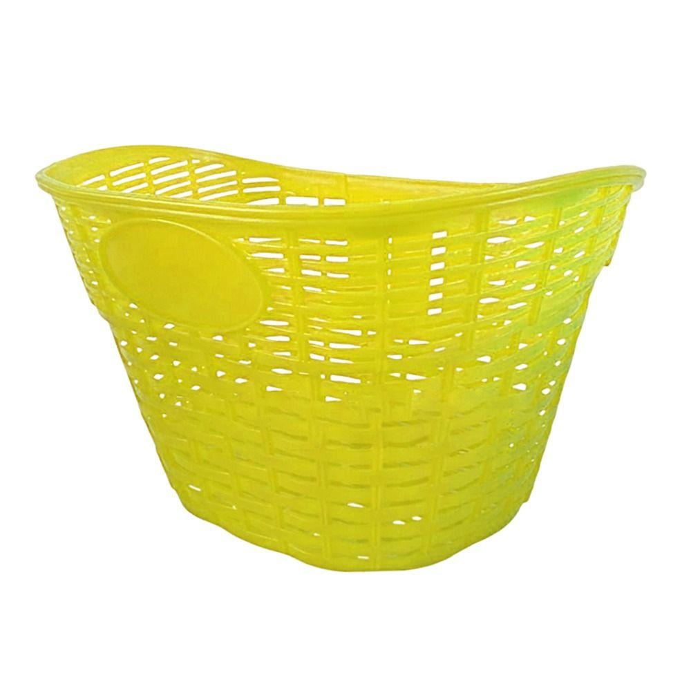 Plastic Kids Children Bike Basket Multicolors Student Front Basket Rear Cycling Accessories