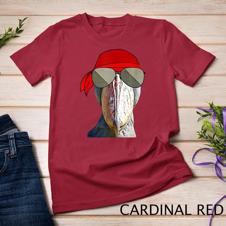 Shoebill Stork Bandana Sunglasses Funny Giant Bird Unisex T-shirt 4