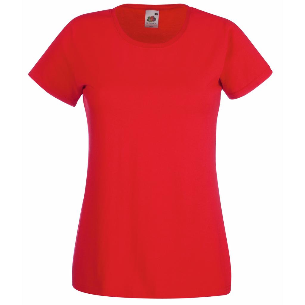 FRUIT OF THE LOOM Женская футболка Lady-Fit Valueweight с коротким рукавом