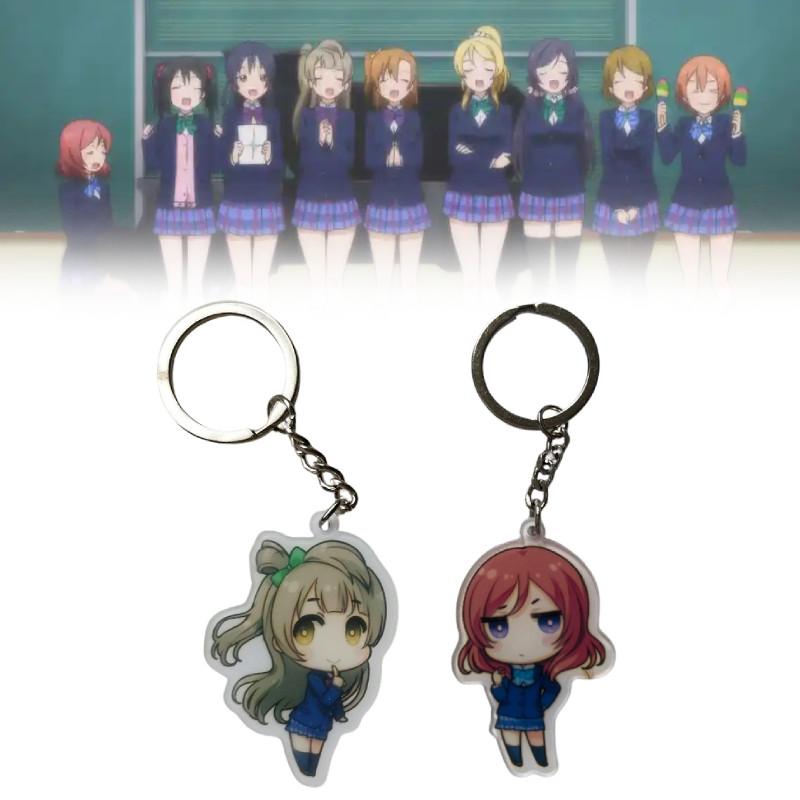 Love Live School Idol Project Брелок Карикатурный Брелок Из Прочного Пластика Для Дарителей
