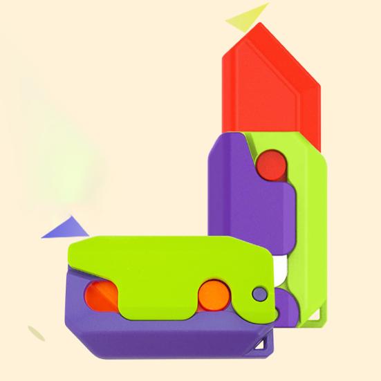 Игрушка-непоседа Компактная прочная игрушка для снятия стресса одной рукой Пластиковая игрушка-резак для детей и взрослых