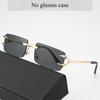 Бескаркасные Новые Солнцезащитные очки Ретро Квадратные Солнцезащитные очки с защитой от УФ-лучей Женские/Мужские