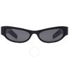Dark Grey Rectangular Ladies Sunglasses Gg1635s 003 53