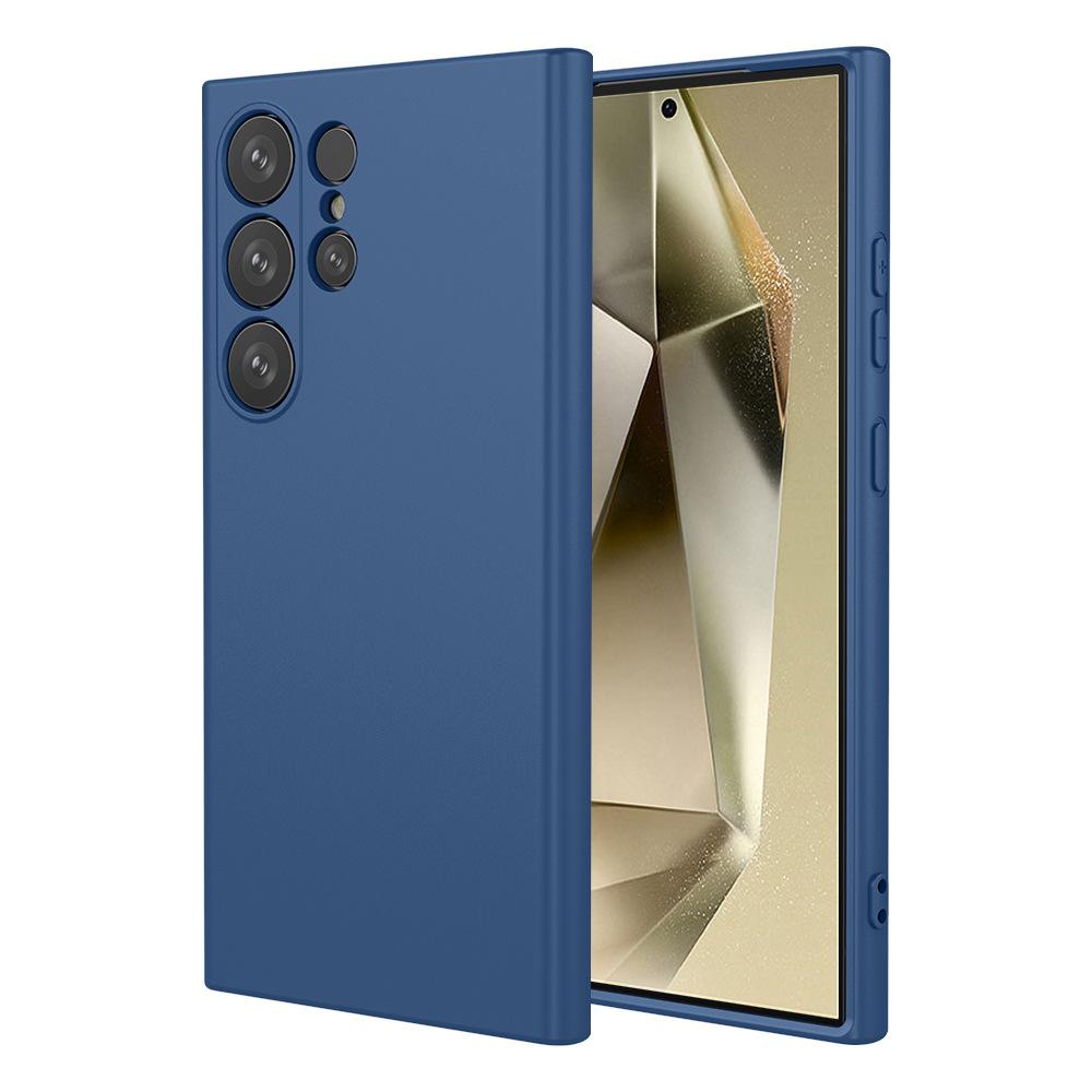 Подходит для Galaxy Samsung S25FE Чехол из жидкого силикона с эффектом кожи S23ultra Чехол для телефона S23 Samsung Note20