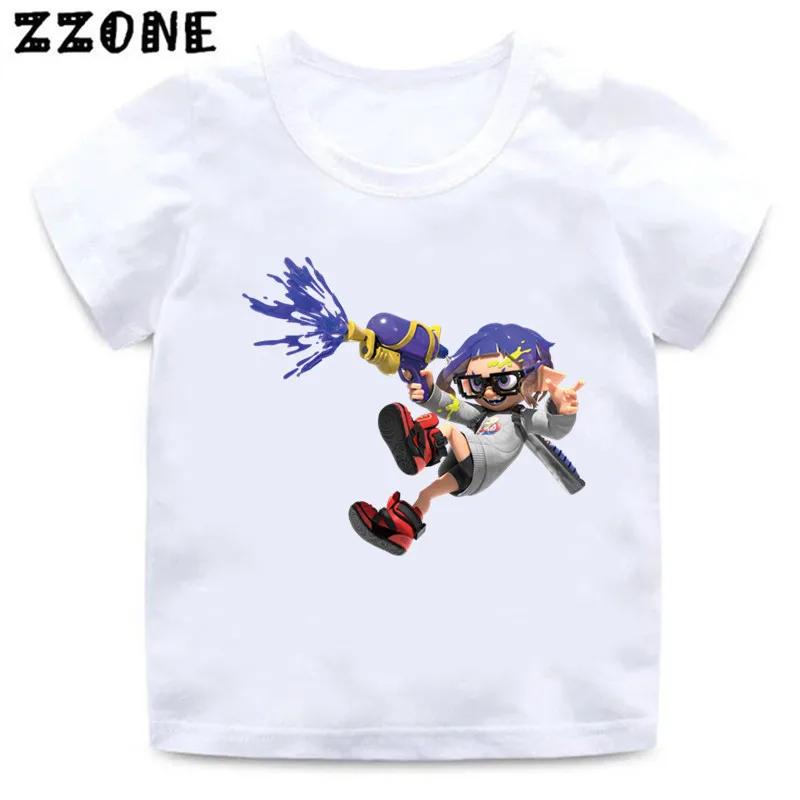 Splatoon 3 Funny Game Cartoon Kids TShirts Octolings Splatlands Girls Clothes Baby Boys T shirt Summer Children Topsooo5839