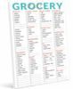 Inkdotpot Magnetic Grocery List Notepad Grocery Shopping List Blank, Portable Size 6 X 9 Inches - 54 Page Weekly Grocery Shopping