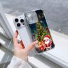 Чехлы для телефонов Ae121 Merry Christmas Santa design art из гальванизированного ТПУ для Samsung A54 A12 A14 S23 S24 Ultra A55 A15 S21 FE с четырьмя углами защиты