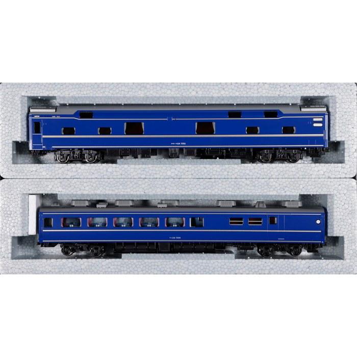 KATO HO Gauge 24 Series Sleeper Limited Express "Hokuto" Orohane 24 & Sushi 24 2-Car Set Railway Model Passenger Car 3-537 Multicolor 1/80