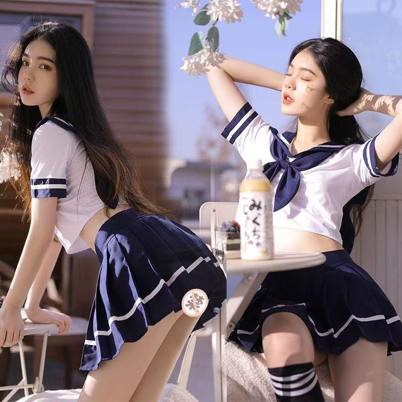 Erotic Lingerie Sexy Underwear Schoolgirl Maid Roleplay Cosplay Costume Women Uniform Temptation 18+ JK Dress Erotic Clothes