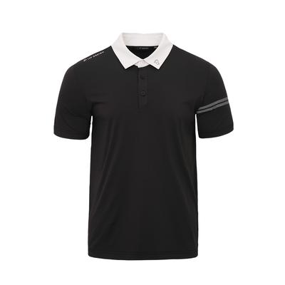 IAN POULTER DESIGN [Ijp Design] Мужская футболка с коротким рукавом с логотипом на рукаве - Ipm4Mts486 Bk