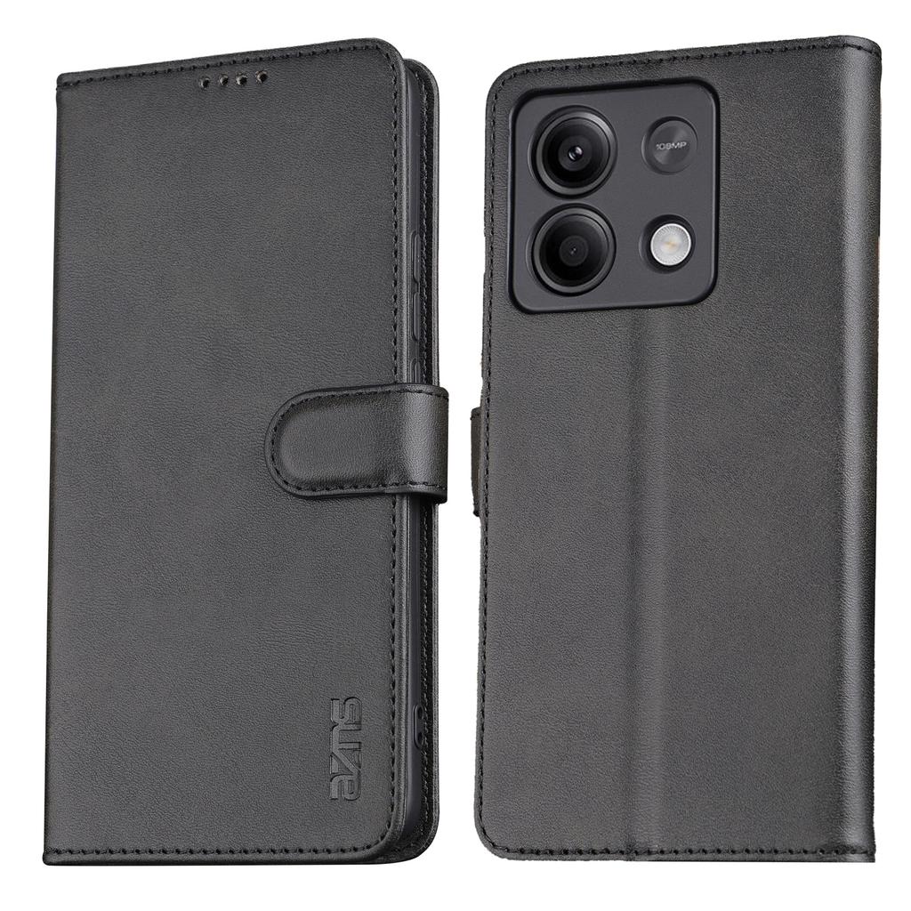 AZNS Для Xiaomi Redmi Note 13 5G Чехол для мобильного телефона Кожа+ТПУ Внутренняя подставка-чехол