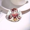 32/44/58 мм круглая мультяшная забавная застегивающаяся брошь для рюкзака, аксессуаров для одежды, аниме-значка Genshin Impact, украшения для шляпы