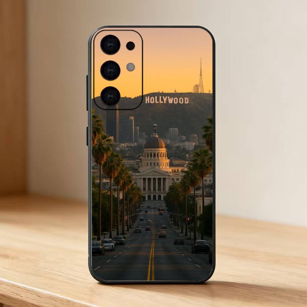 Butterflies Phone Case For Samsung S25,24,23,22,30,21,10,9,Ultra,Plus,Lite Soft Black Case