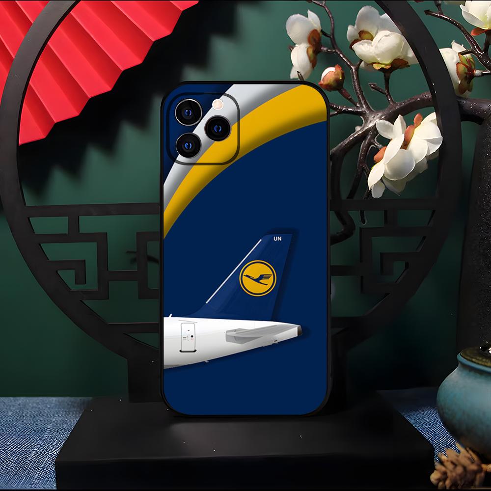 Чехол для телефона L-Lufthansa LOGO для iPhone 17 Pro Max 16 15 14 Pro Max 13 11 X Xs Xr 8 7Plus Силиконовый чехол