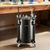 Pressure Pot Paint Tank, 30 L Heavy Duty Steel Pressure Pot Tank, Spray Paint Pressures Pots with Three Quick-Connect Couplers for Home Use, DIY, Art