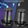 Игровой микрофон со штативом, шумоподавление, RGB-подсветка, дизайн, регулировка усиления, универсальный USB-микрофон с функцией Plug-Play