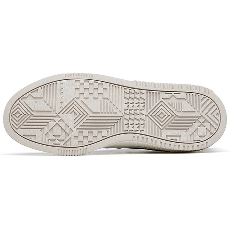 Anta Lifestyle Series Trendy Casual Non-Slip Wear-Sticked Low-Top Shoes Sneakers Men Sneakers White Green 912228012-3