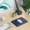 SATECHI Vegan Leather Mouse Pad Ergonomic Reversible Mouse Scratch and Water Easy To Clean Perfect Desk Mouse Pad for Office or X X - Pad, Resistant,
