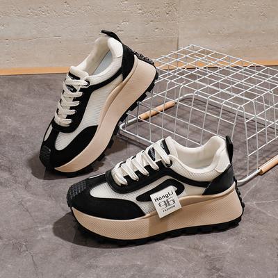 2025 лето новая корейская версия дышащая женская обувь из хлопчатобумажной ткани ins tide студенческая спортивная обувь для бега повседневная обувь HL875-3