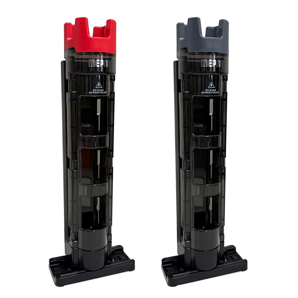 Portable Fishing Box Rod Stand Fishing Box Rod Barrel Holder Fishing Box Pole Accessories Plastic Fishing Box Rod Holder