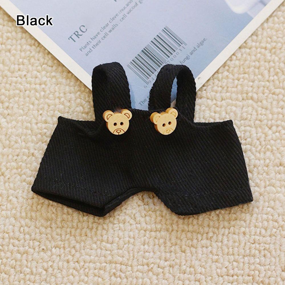 Girls Pretend Play Toy Mini Doll Overall Cute Jean Doll Pants All-match Children Birthday Gift Toy for 14cm Wallace Gromit Dog