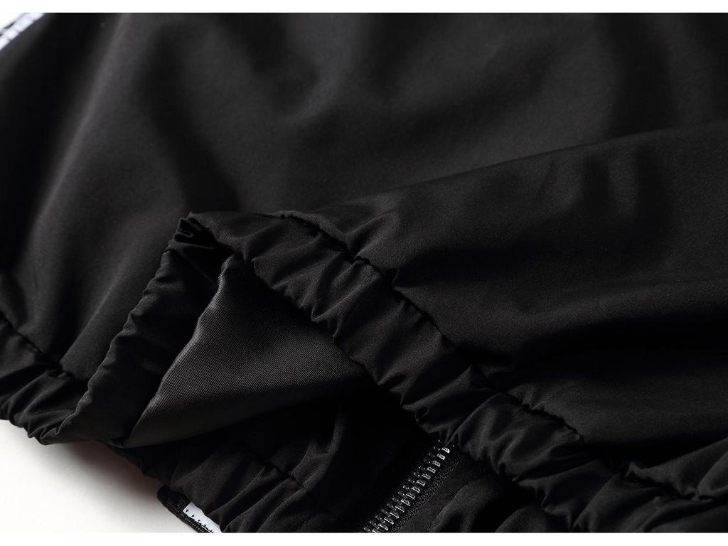 Мужская черная ветровка с капюшоном Philipp Plein - Коллекция Осень/Зима