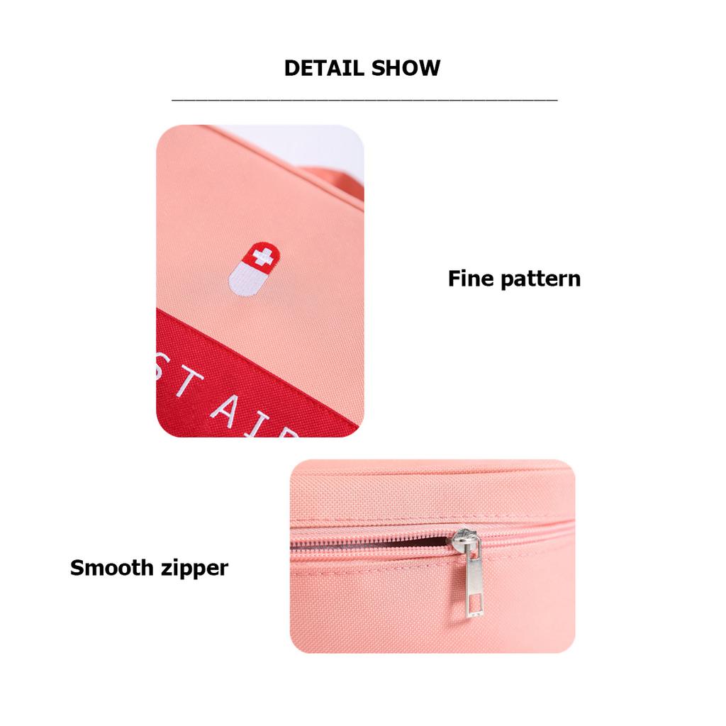 Portable Emergency First Aid Kit Household Classification Storage Bag Epidemic Prevention Medicine Bag Large