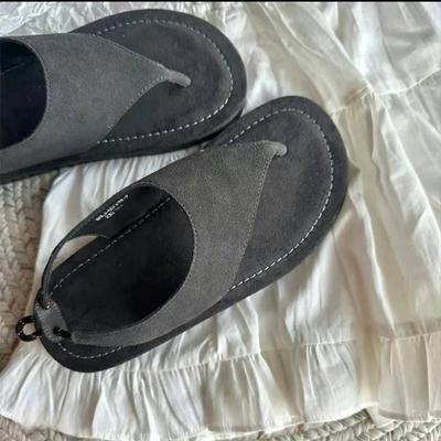 Женские сандалии с перемычкой для пальца, повседневные балетки, женские уютные тапочки для ходьбы, летний тренд 2025, пляжные сандалии для женщин