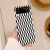 Простой и модный чехол для телефона в черно-белую полоску для Samsung Galaxy Z Flip 3, 5 г, тонкий жесткий матовый чехол для ПК для Z Flip3