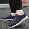 Men's Shoes Breathable Casual Canvas Shoes Comfort Slip-on Flat Loafers Zapatos Hombre Men Lightweight Driving Boat Shoes 39-47