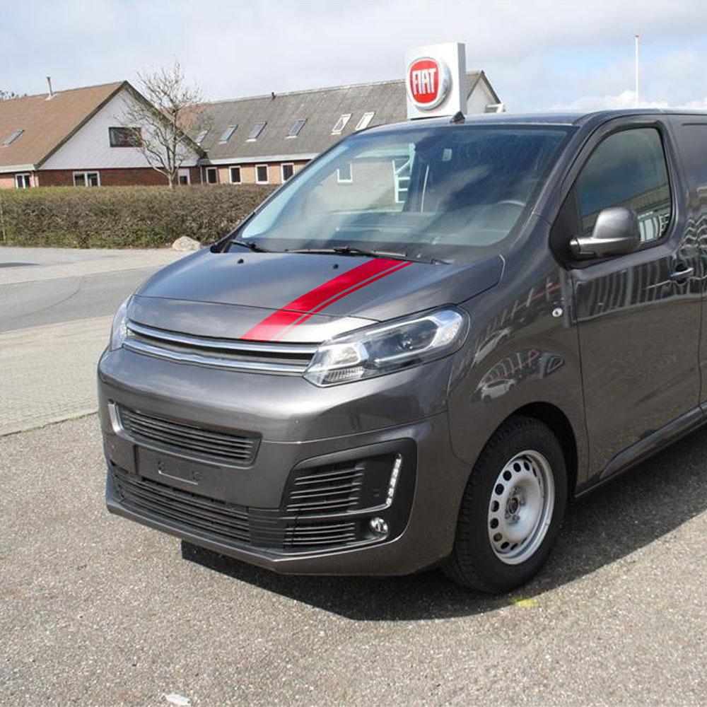 Накладки на капот автомобиля Виниловые наклейки на двигатель Для Peugeot Expert Traveller Citroen Jumpy Fiat Scudo Автодом Тюнинг Автоаксессуары