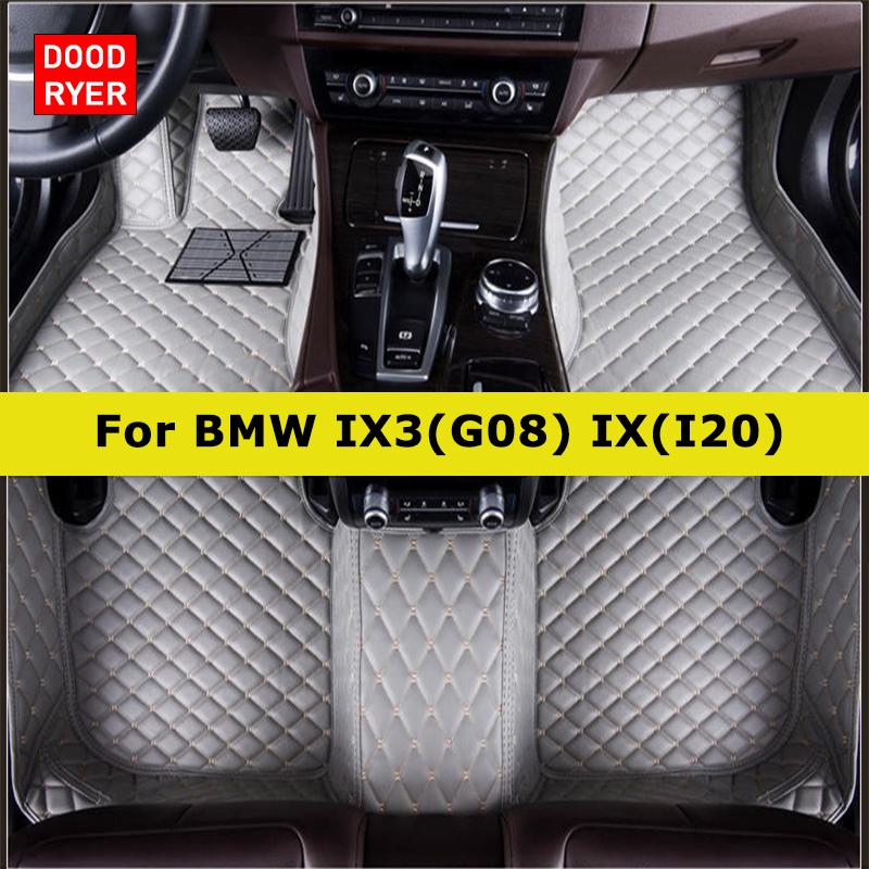 DOODRYER Custom Car Floor Mats For BMW IX3(G08) IX(I20) Auto Carpets Foot Coche Accessorie