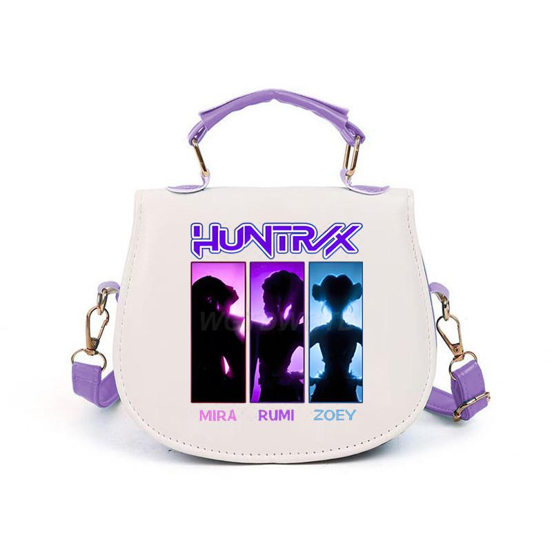 Girls Kpop Hunters Derpy Rumi Zoey Mira Printed Student Kids Casual Shoulder Crossbody Bags
