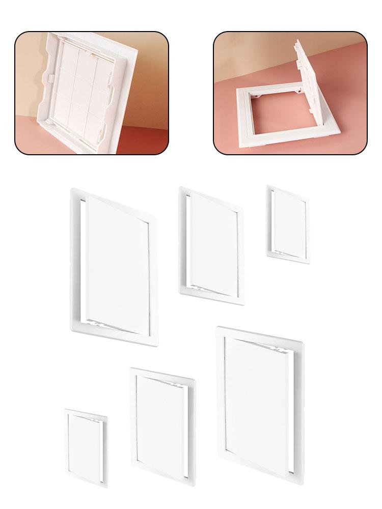 1 шт. Ревизионный люк, Ревизионные дверцы, Люк для стены и потолка, Крышка люка, Дверь, Тип на петлях, Пластиковый, Нажимной, Ревизионный порт