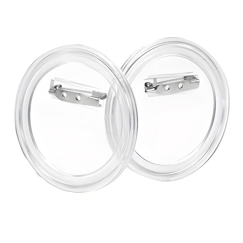 10 ШТ./УПАК. Хранение Аниме Мерч Пластик Сделай сам Прозрачный Корпоративный Подарок Значок Pixiv Портативная Коллекционная Коробка Защитная Крышка