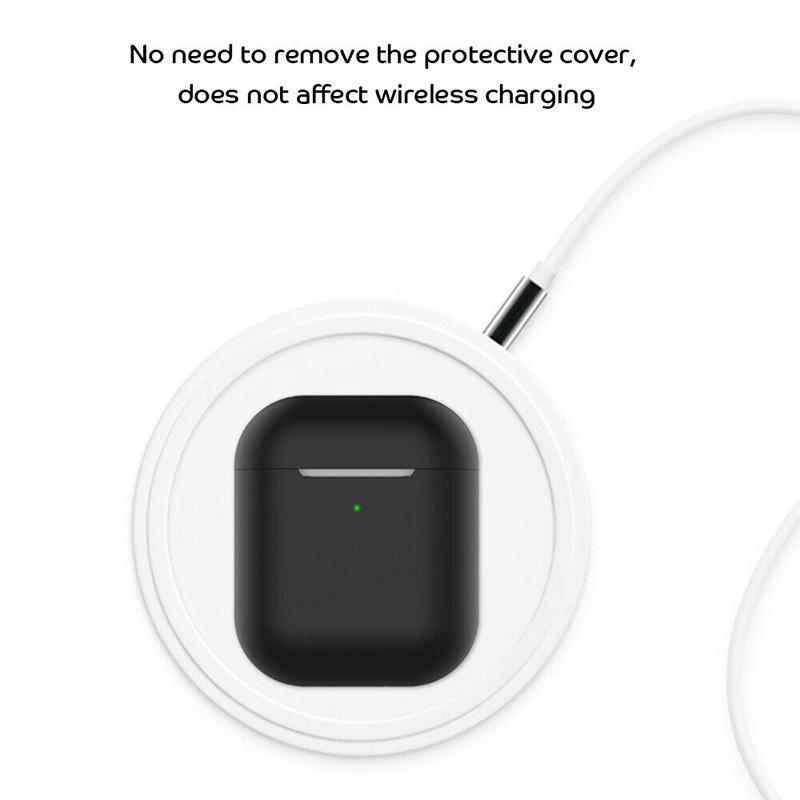 Аксессуары для наушников Charm Air Pod, чехол для наушников AirPods 2, защита от падения, защита от отпечатков пальцев, защитный чехол, силиконовый чехол Apple, чехол для зарядки, коробка для наушников