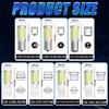 2X CANBUS 1156 BA15S 1157 BAY15D BAU15S 3157 7443 LED Bulb 12V 3030 SMD White Yellow Red Car Tail Brake Parking Turn Signal Led