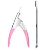 Manicure Set Nail Clipper Acrylic Gel French False Nails Cutter Clipper File Set With Cuticle Pusher Kits Acrylic Manicure Tools