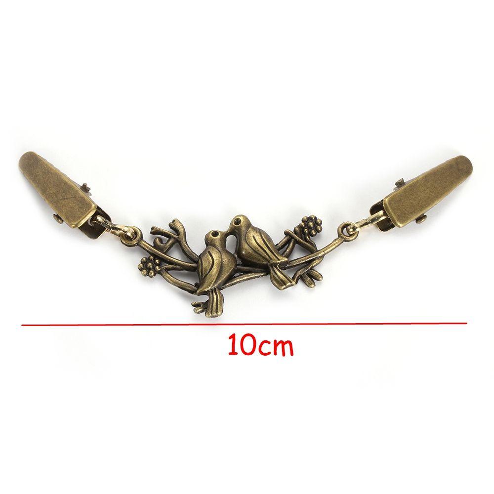 Charm Gift Retro New Cardigan Clip Shawl Brooch Sweater Blouse Pin Duck Clip Clasps