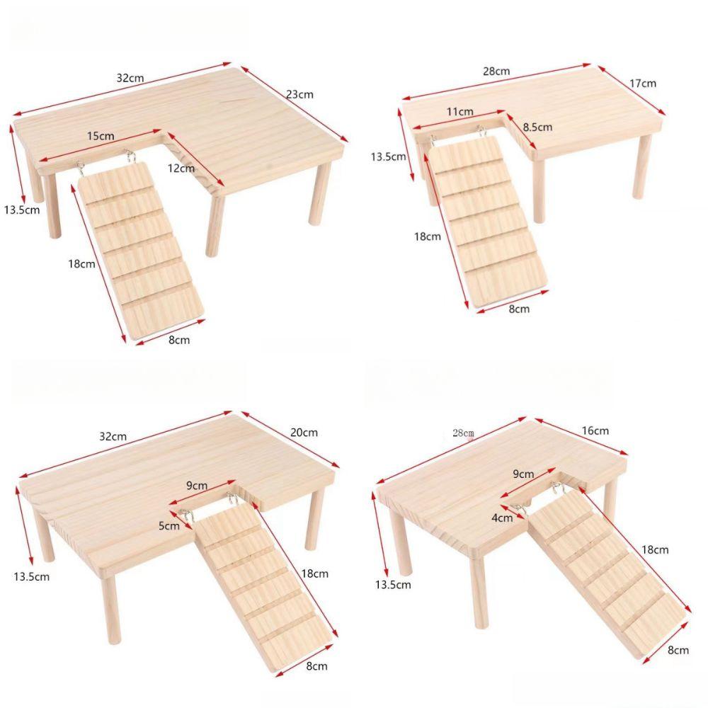 Игрушка-лестница для хомяков, прыгательная платформа, новая деревянная платформа-лестница для мелких домашних животных
