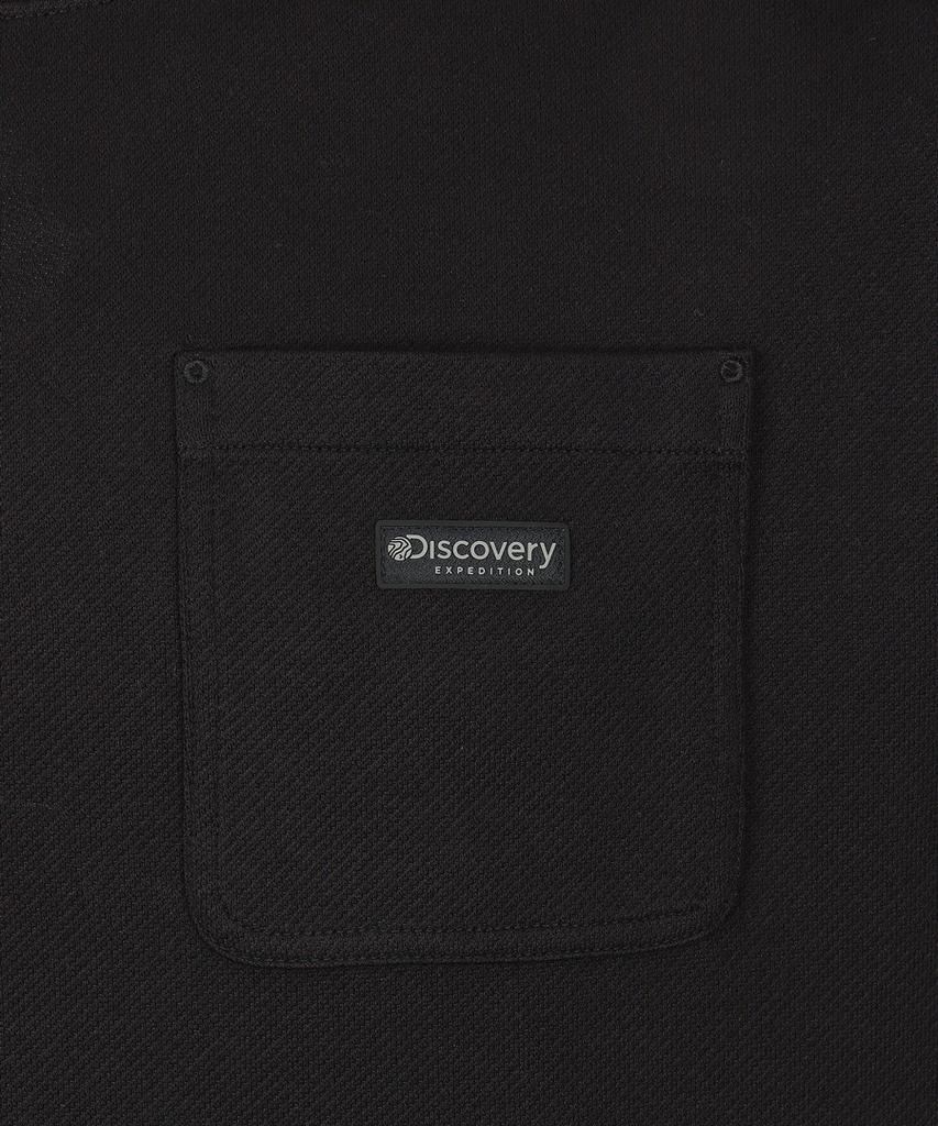 DISCOVERY EXPEDITION Мужская тренировочная футболка с коротким рукавом из жаккарда Freshvent (черный)